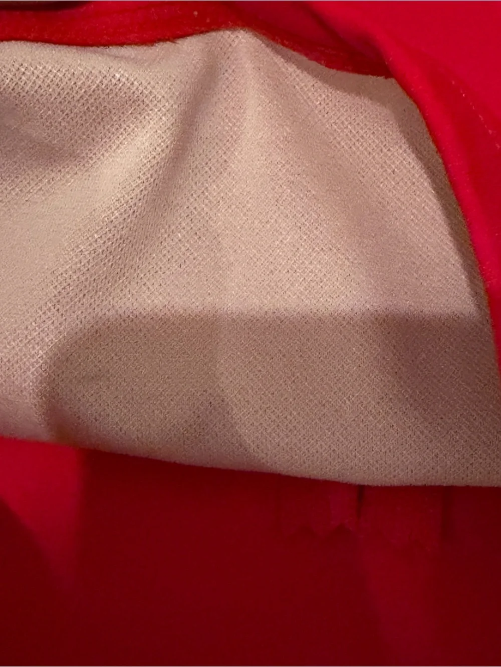 balera Red Long Sleeve Mock Neck Crop Top